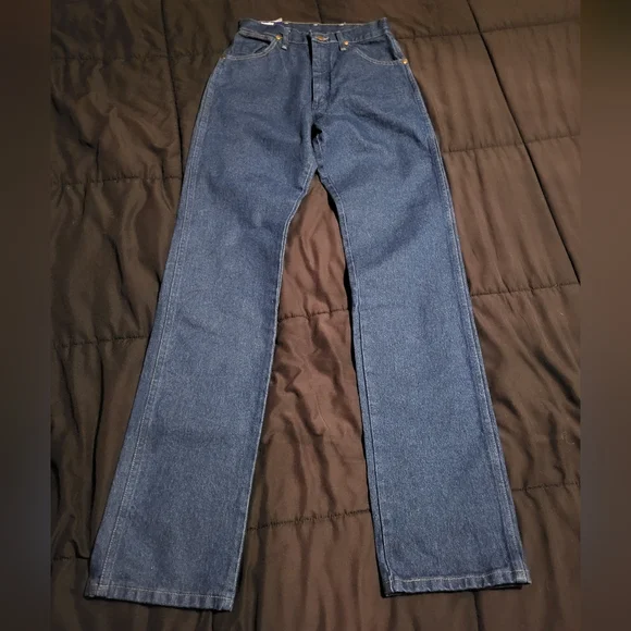 NWT Cowboy Cut Womans Wrangler Western Jean 11x36, Natural Rise Slim Fit Tapered - Picture 7 of 9